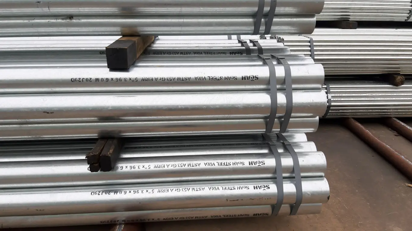 Chất lượng ống thép mạ kẽm SeAH