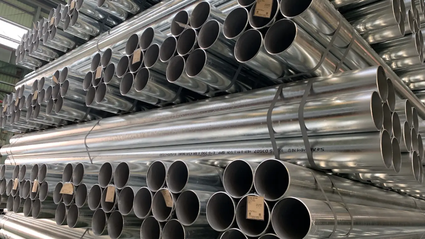 Các thông số cơ bản ống mạ kẽm SeAH