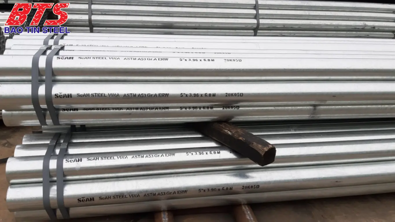 Ống thép tráng kẽm SeAH