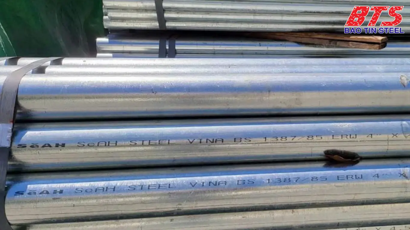 ống thép mạ kẽm phi 27 SeAH