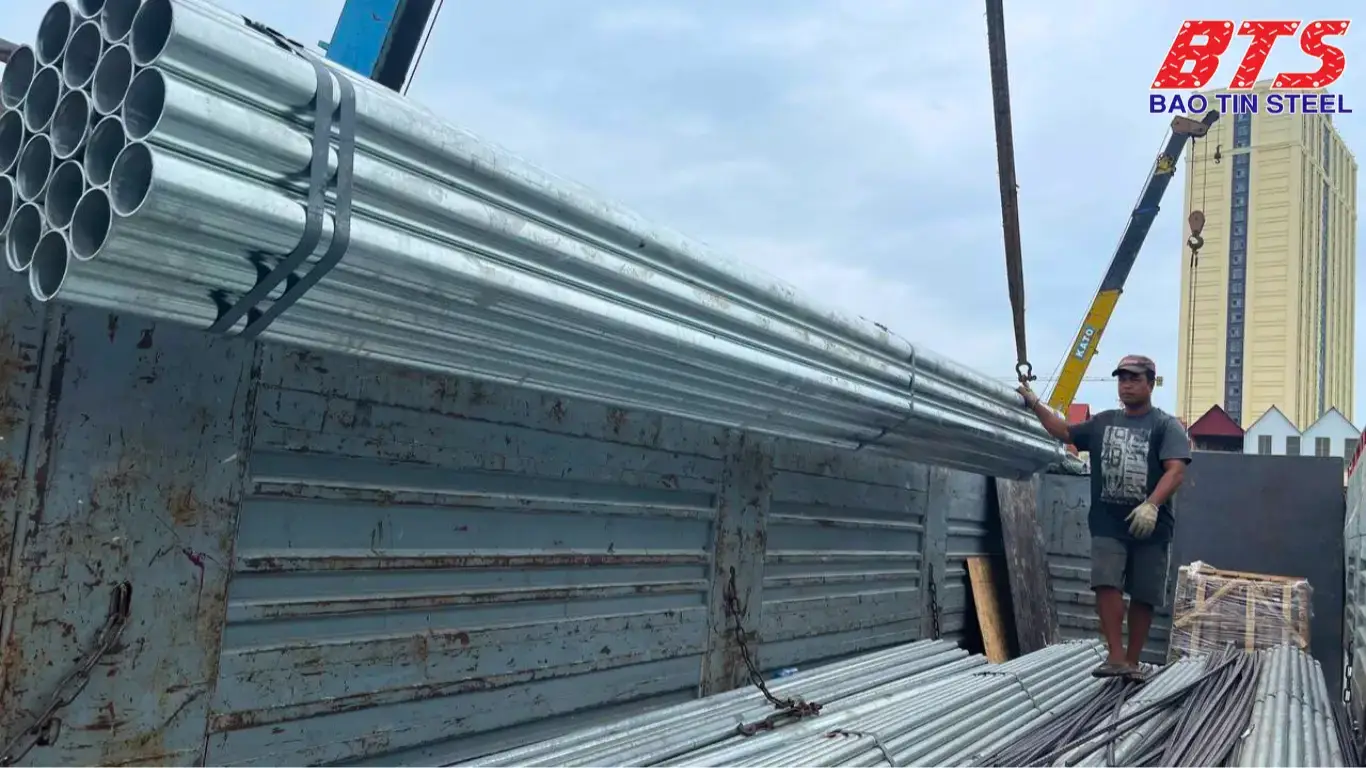 Ống mạ kẽm SeAh tại BTS