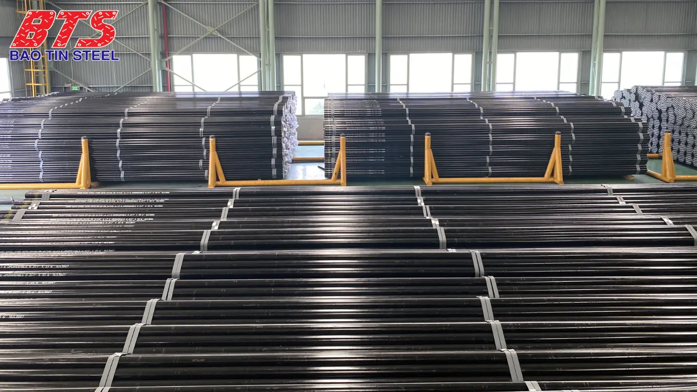 Ống thép đen SeAH tiêu chuẩn ASTM