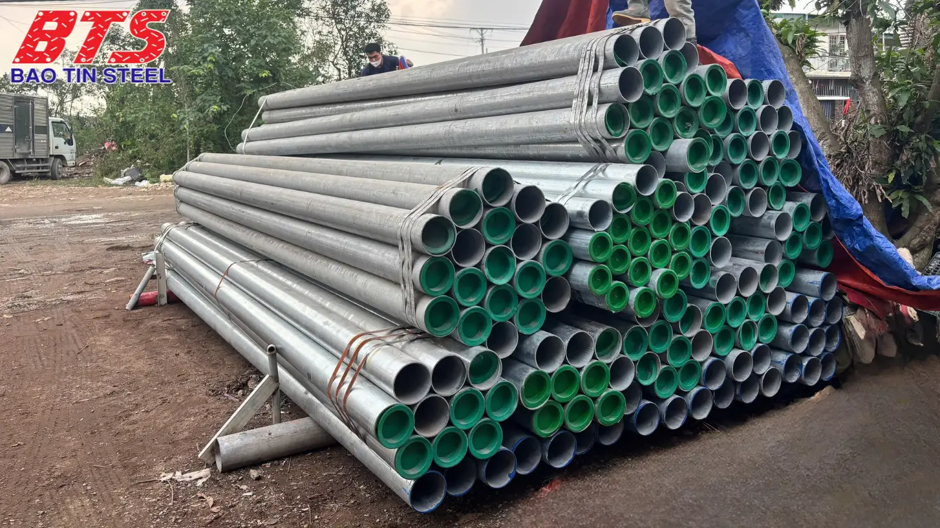 ống thép mạ kẽm (loại phổ thông)