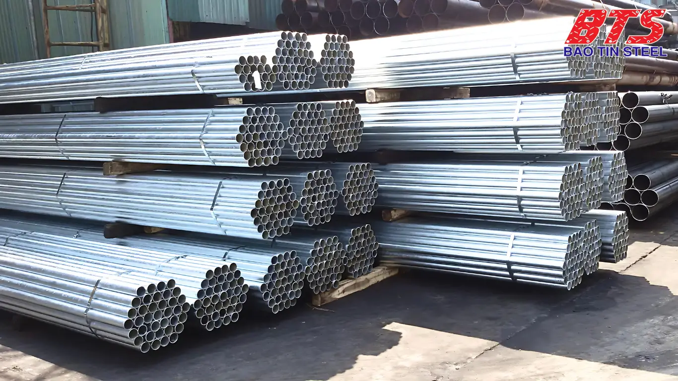 Ống thép mạ kẽm tiêu chuẩn BS 1387:1985